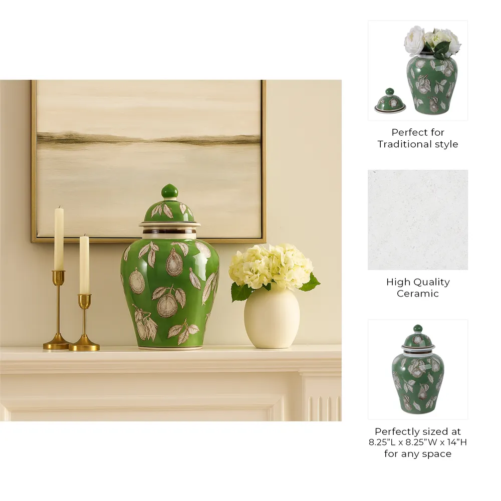 JAKEVIEW GREEN CHINOISERIE 14 (IN)