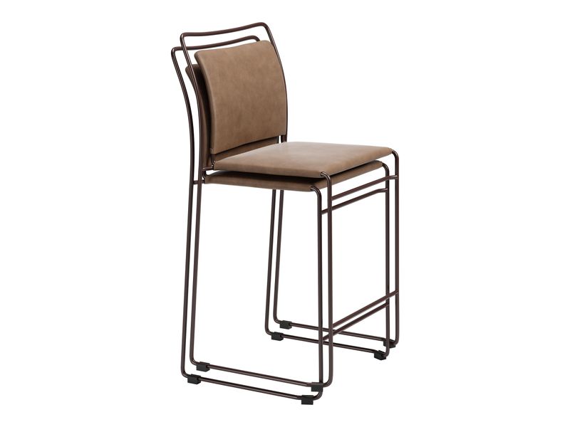 Verbena Counter Stool Brown 8