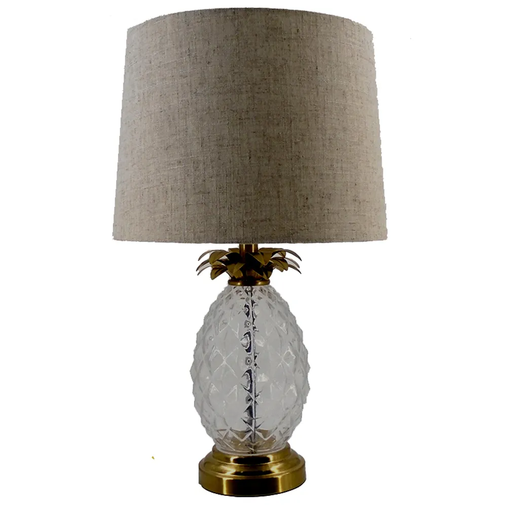 18-1/2" ELECTRIC PINEAPPLE TABLE LAMP