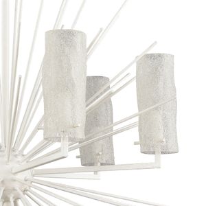 Sea Urchin 27'' Wide 6-Light Chandelier - White Coral 4