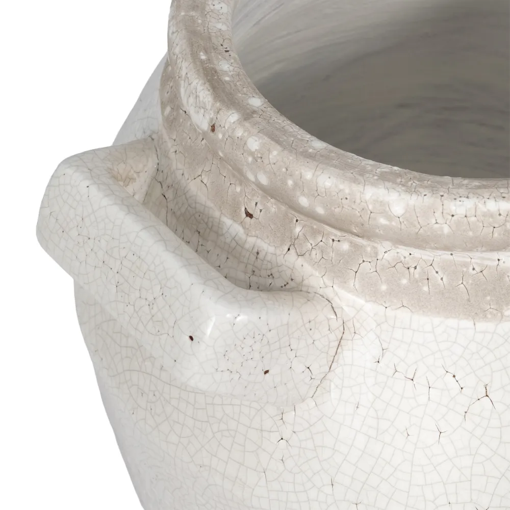 CLYDELAND GRAY VASE 11 (IN)