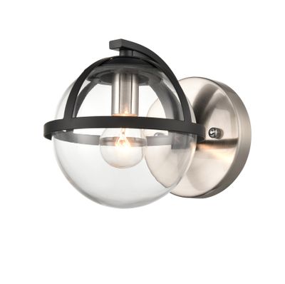 Davenay 6″ Wide 1-Light Vanity Light - Satin Nickel
