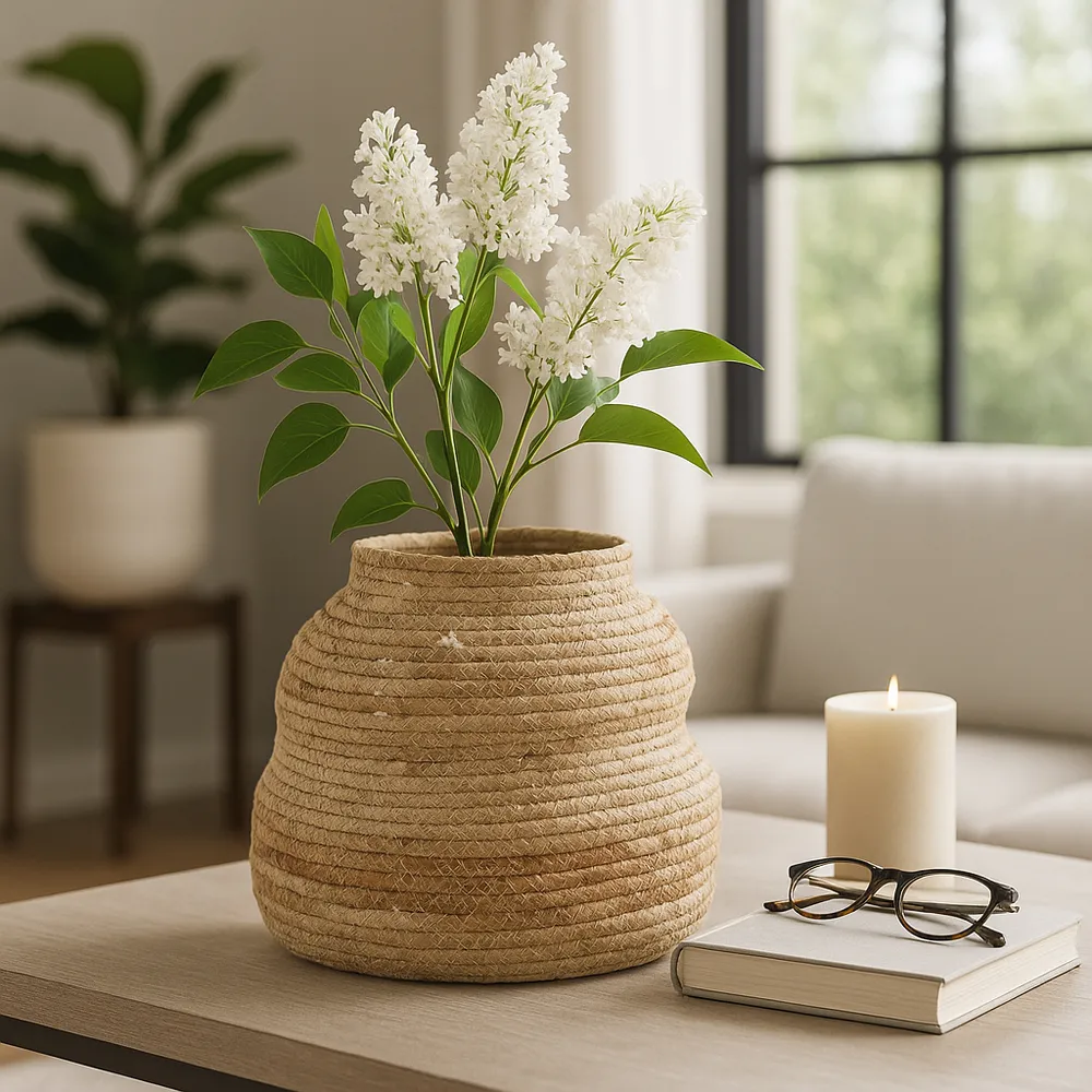 ALBAHOLM TAN VASE 12 (IN)