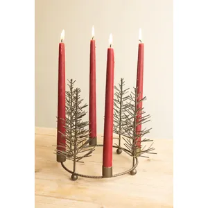 Antique Gold Wire Tree Candelabra 3