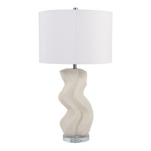 SLATECROSS WHITE LAMP 28 (IN) 6