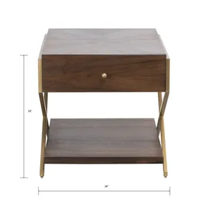 Guilford Accent Table - Mahogany 2