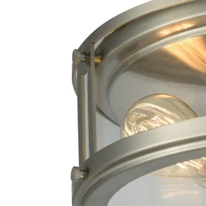 Coby 13'' Wide 2-Light Flush Mount - Brushed Nickel 3