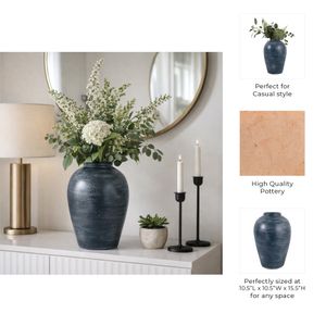 GORDONVALE BLUE VASE 16 (IN) 10