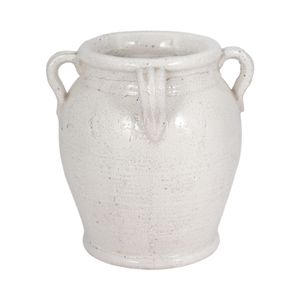 COHENWAY WHITE VASE 10 (IN) 4