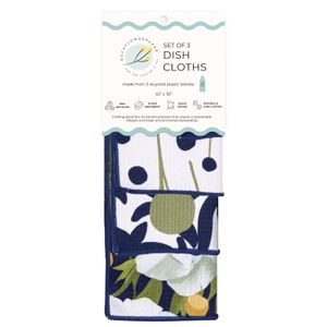 Anemone Poppy Eco Dish Cloth (Set of 3) 5