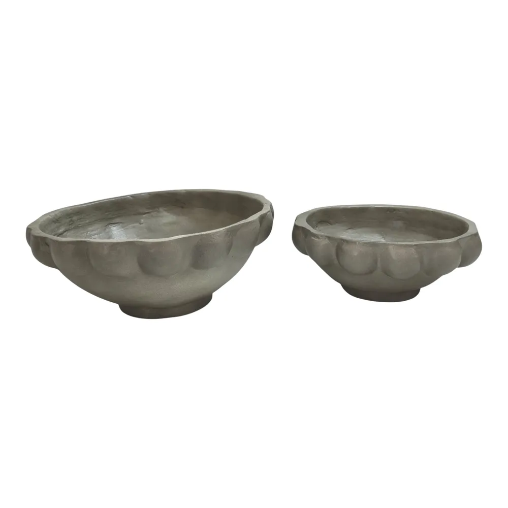 CHESTERBEACH SET OF 2 TAN BOWLS 6 (IN)