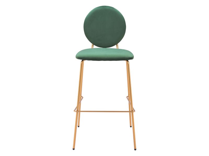 Odessa Barstool Green & Gold 4