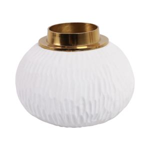 ADLERCREST WHITE VASE 6 (IN) 1