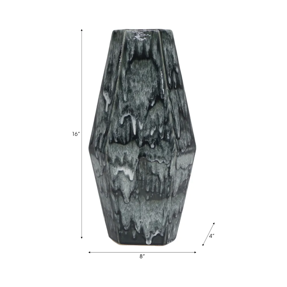 EASTONBURN GREEN VASE 16 (IN)