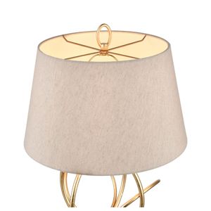 Morely 26'' High 1-Light Table Lamp - Gold Leaf 3
