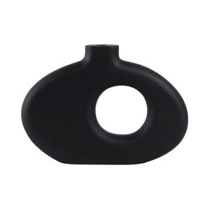 GRIFFINMOOR BLACK VASE 10 (IN) 1