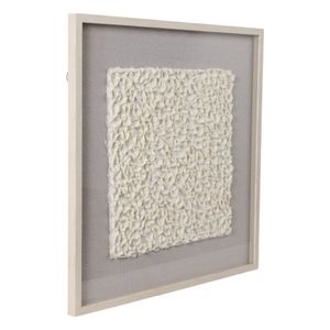 BECKHOLM WHITE WALL FLOWER 30 (IN) 3