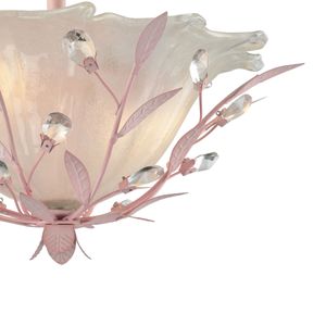 Circeo 17'' Wide 2-Light Semi Flush Mount - Light Pink 4