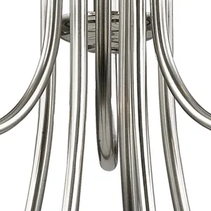 Montgomery 34'' Wide 9-Light Chandelier - Brushed Nickel 3