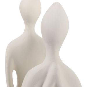 HAMMONDWAY SET OF 2 WHITE DECOR 11 (IN) 7