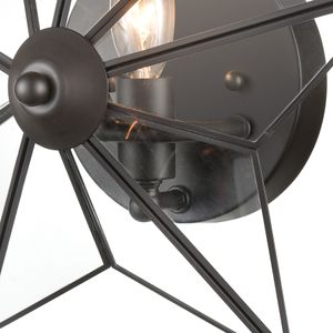 Moravian Star 12'' High 1-Light Sconce - Oil Rubbed Bronze 4