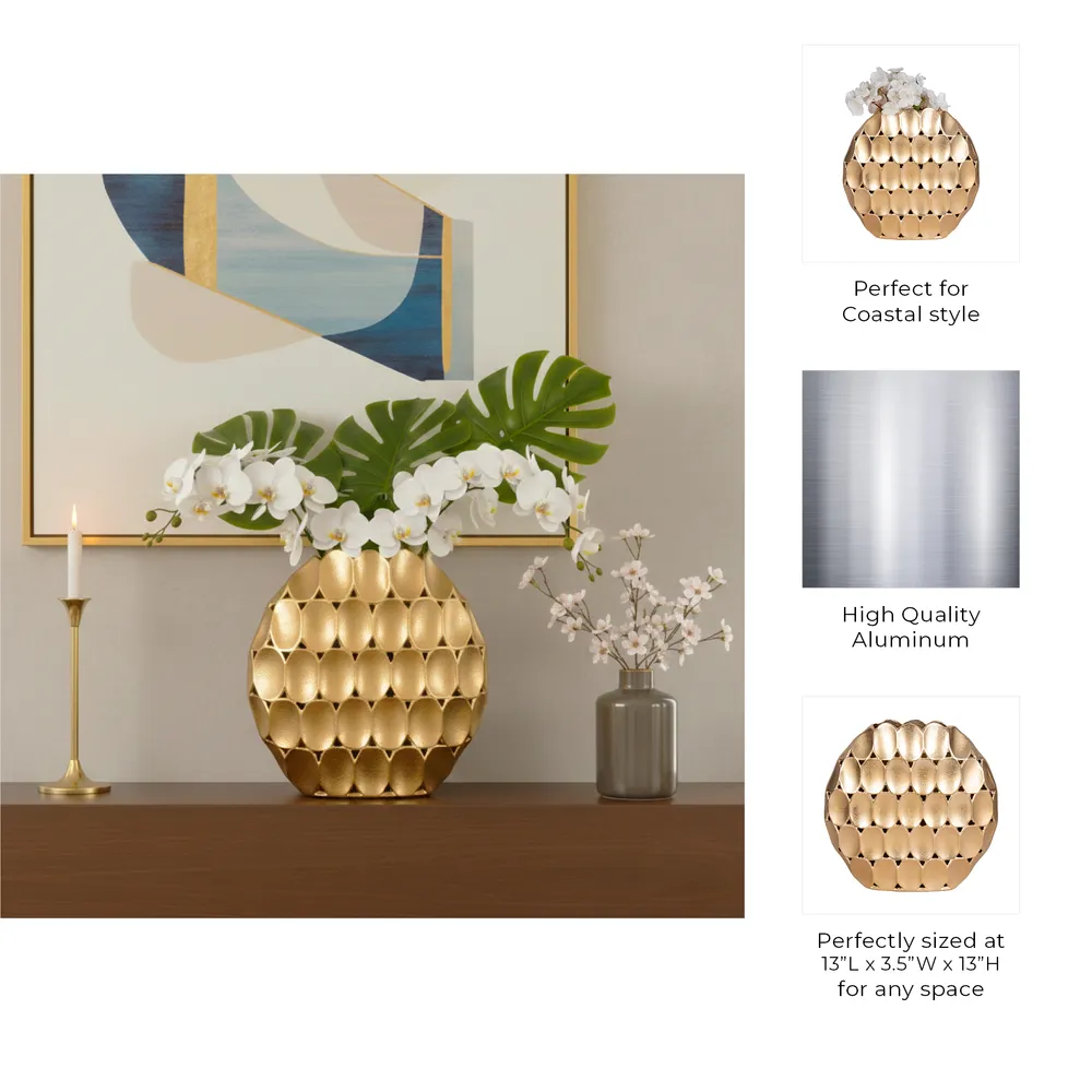 EDWINCREST BRONZE VASE 13 (IN)