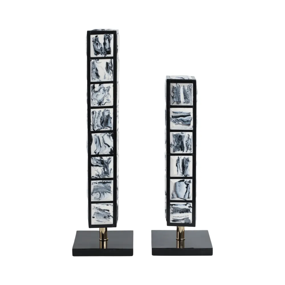EATONHAM SET OF 2 BLACK DECOR 21 (IN)