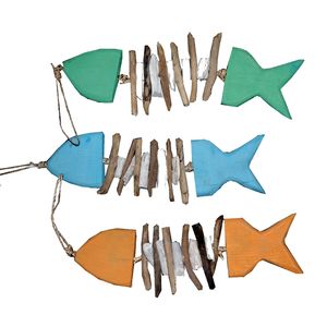16" FISH BONE PLAQUE 3-ASST 1