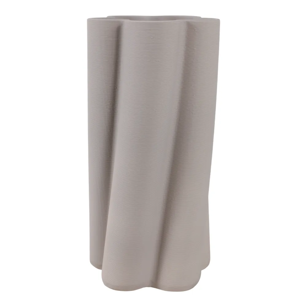 HOPEBEACH GRAY VASE 15 (IN)