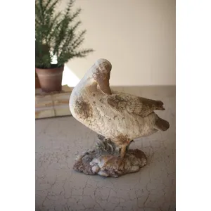 Faux Concrete Duck / Head To Side 1