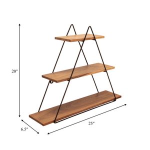 DAYTONMILL BROWN WALL SHELF 20 (IN) 6