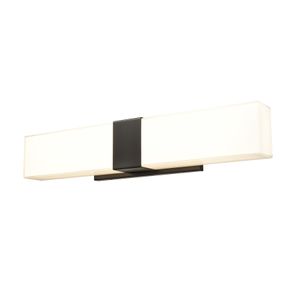 Reciprocate 25'' Wide 2-Light Vanity Light - Matte Black 2