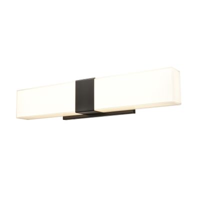 Reciprocate 25″ Wide 2-Light Vanity Light - Matte Black
