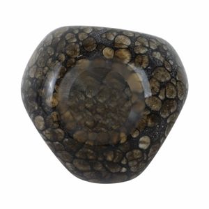 COLEGATE BROWN GLASS VASE 10 (IN) 8