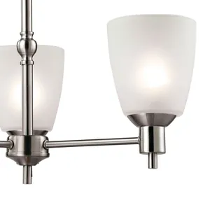 Jackson 20'' Wide 3-Light Chandelier - Brushed Nickel 4