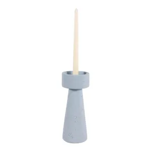 CARLIN BLUE CANDLE HOLDER 10 (IN) 3