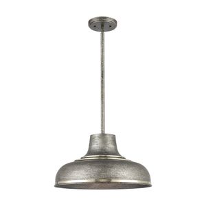 Kerin 16'' Wide 1-Light Pendant - Textured Silver Gray 2