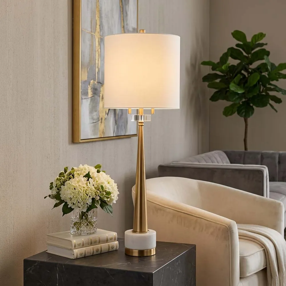 ARLOWSIDE GOLD LAMP 36 (IN)