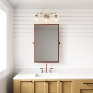 Emily 23'' Wide 3-Light Vanity Light - Brushed Gold 7