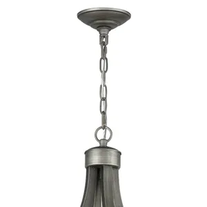 Renaissance Invention 23'' Wide 4-Light Chandelier - Weathered Zinc 3