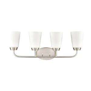 Winslow 28'' Wide 4-Light Vanity Light - Brushed Nickel 2