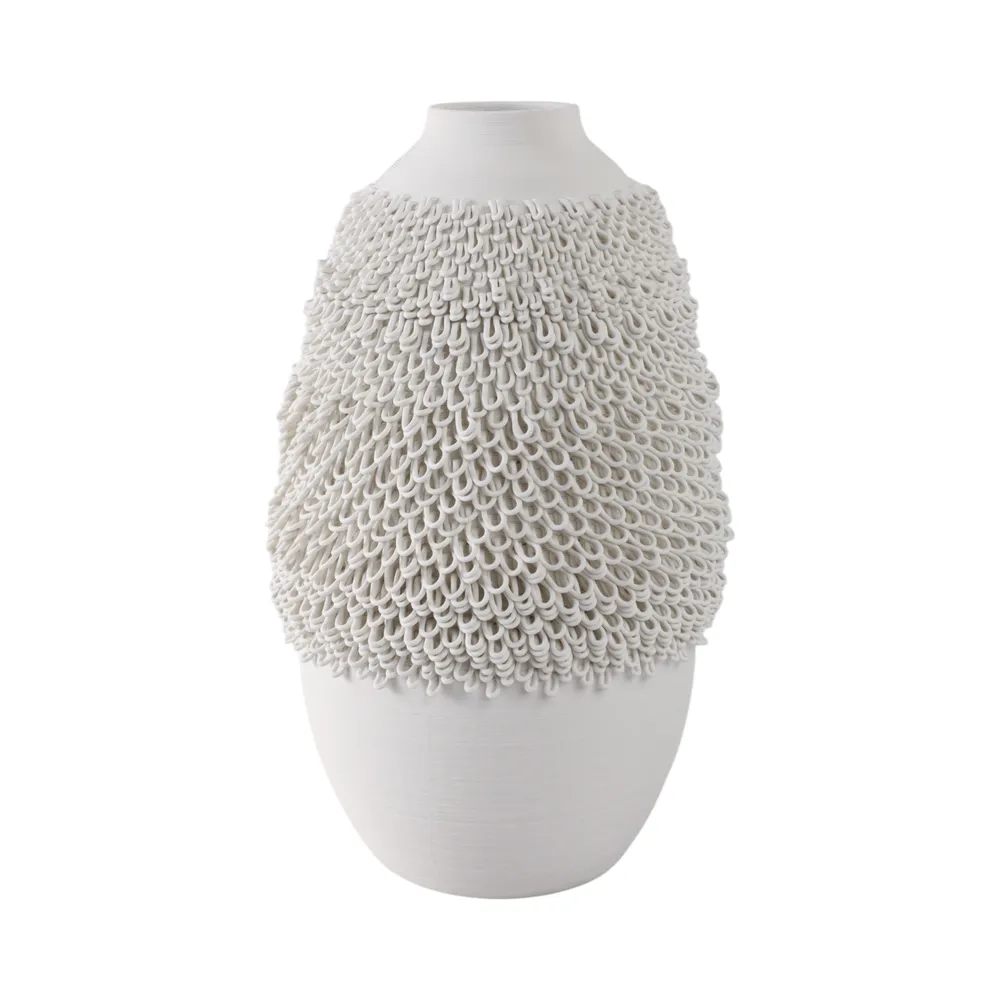 GARTONWAY IVORY VASE 14 (IN)