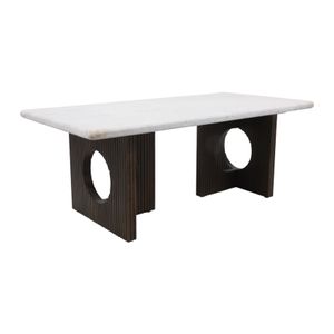 BISHOPWORTH WHITE COFFEE TABLE 19 (IN) 1