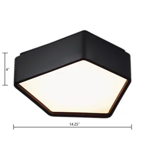 Fenway 12.25'' Wide Integrated LED Flush Mount - Matte Black 2