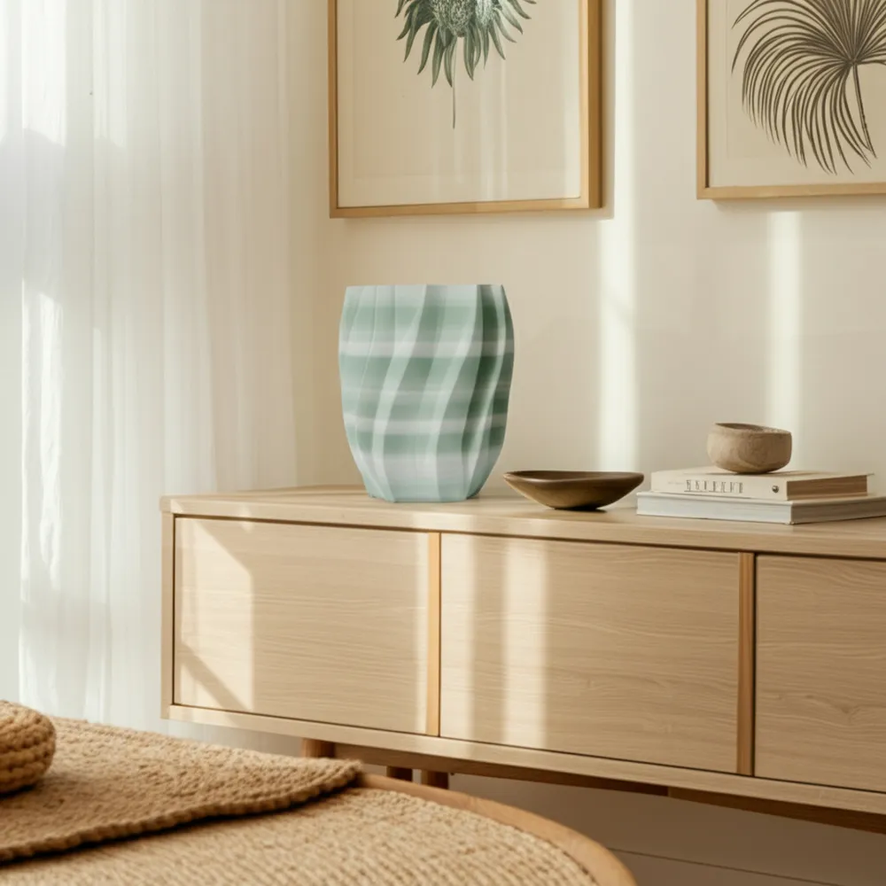 REESESHAW GREEN VASE 16 (IN)