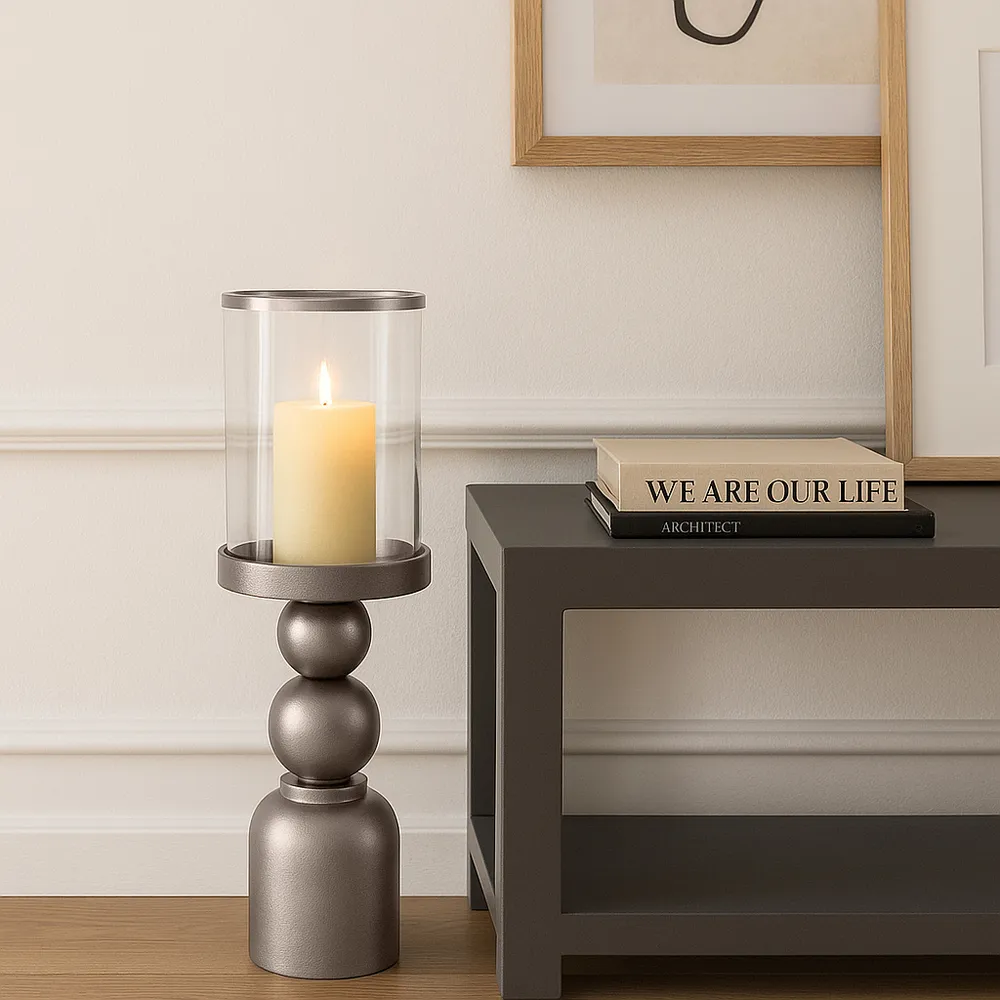 RIPLEYHOLM SILVER CANDLE HOLDER 32 (IN)