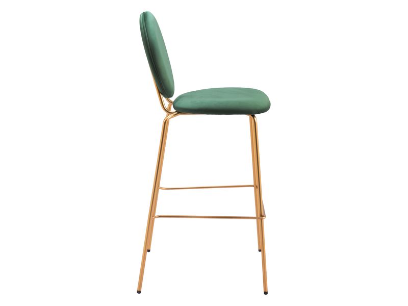 Odessa Barstool Green & Gold 3