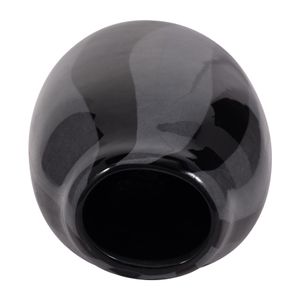 TARYNSHAW BLACK GLASS VASE 10 (IN) 7