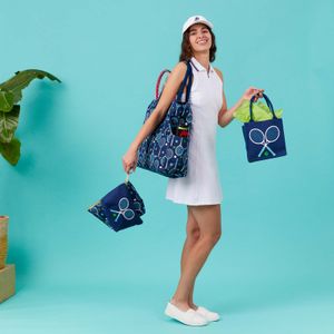 Tennis Navy Solo Reusable Itsy Bitsy Gift Bag 3