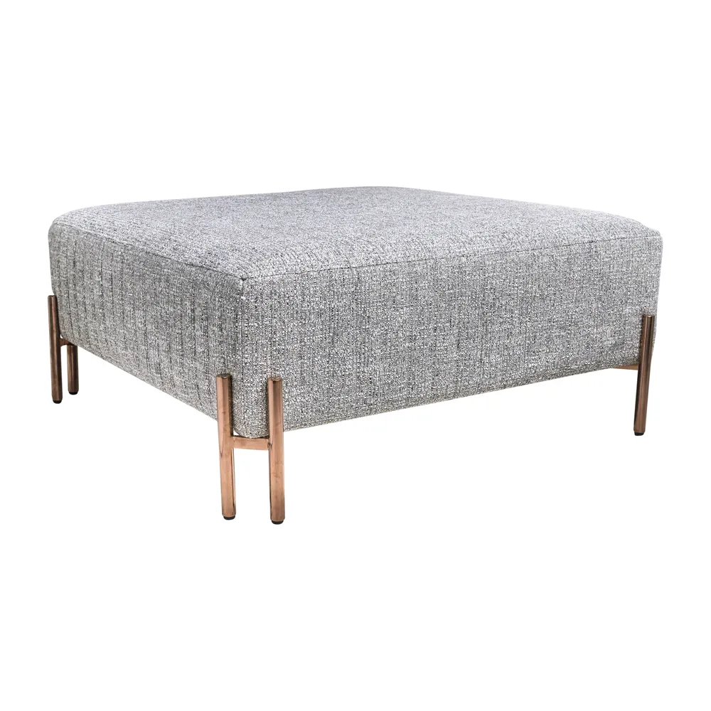 ARNETTPARK GRAY OTTOMAN 18 (IN)
